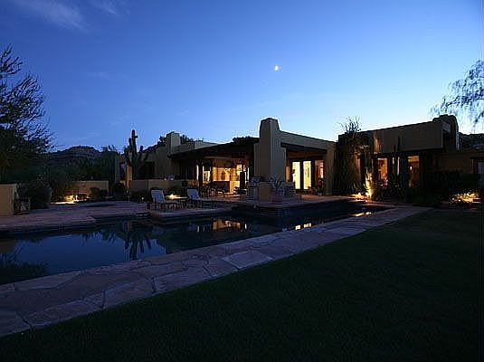 Evening Sparkle with mountain views