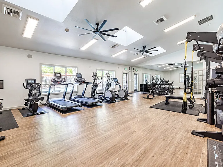 Full-equipped fitness center
