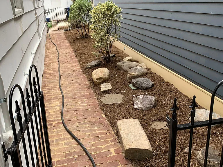 Brick walkway