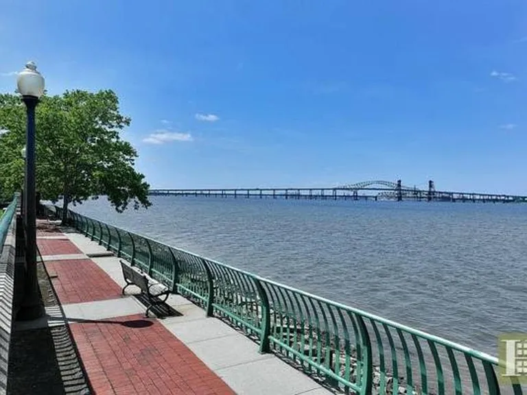 Beautiful gated walkway along the water open only to residents.