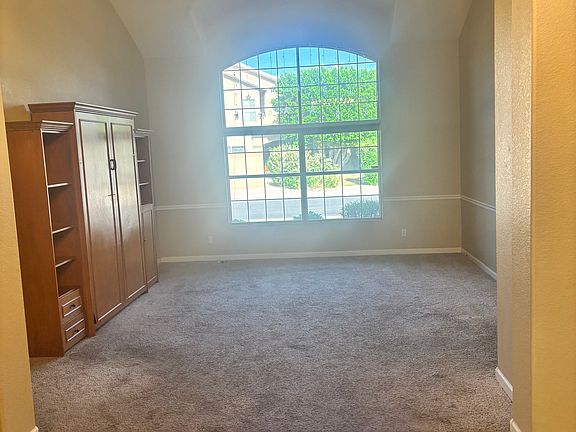 Downstairs living room with optional loft bed