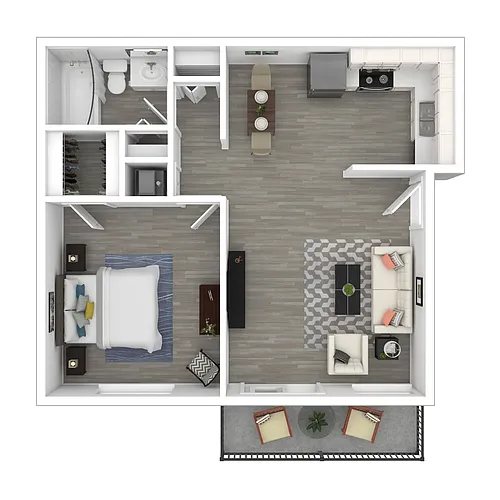Floor plan A1R- Upgraded