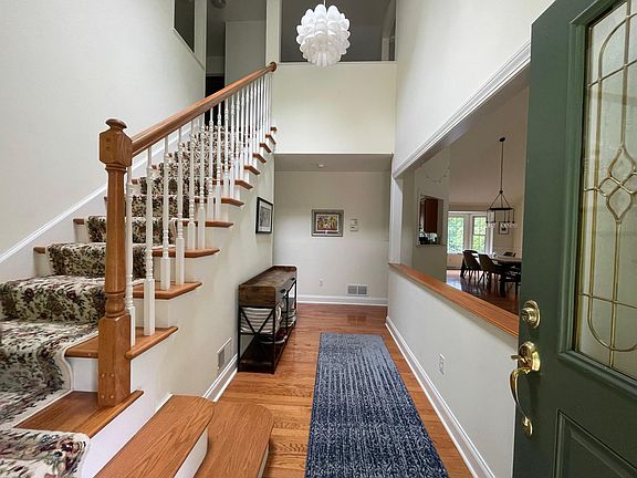 Entry to open floor plan.