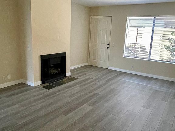 Living room with fireplace