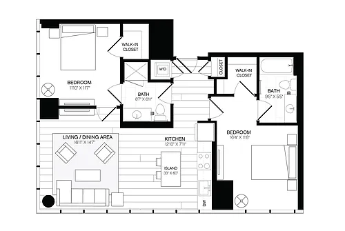Floor plan B6