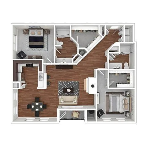 Floor plan Torreys Peak - Renovated