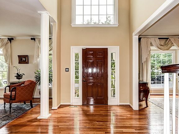 Two story foyer