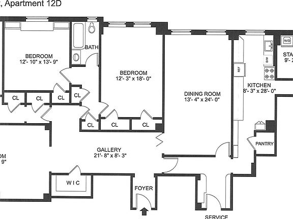 5th image of 1240 Madison Ave #12D