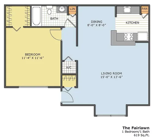 Floor plan Fairlawn