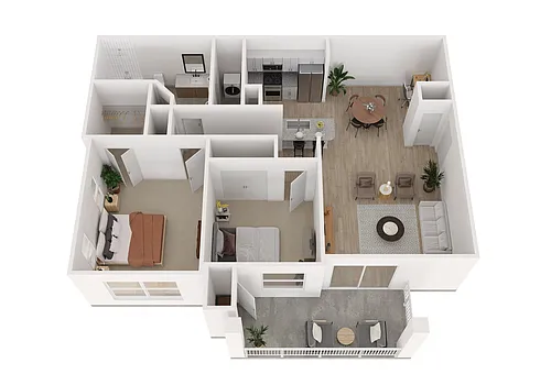 Floor plan A4R w/ Study