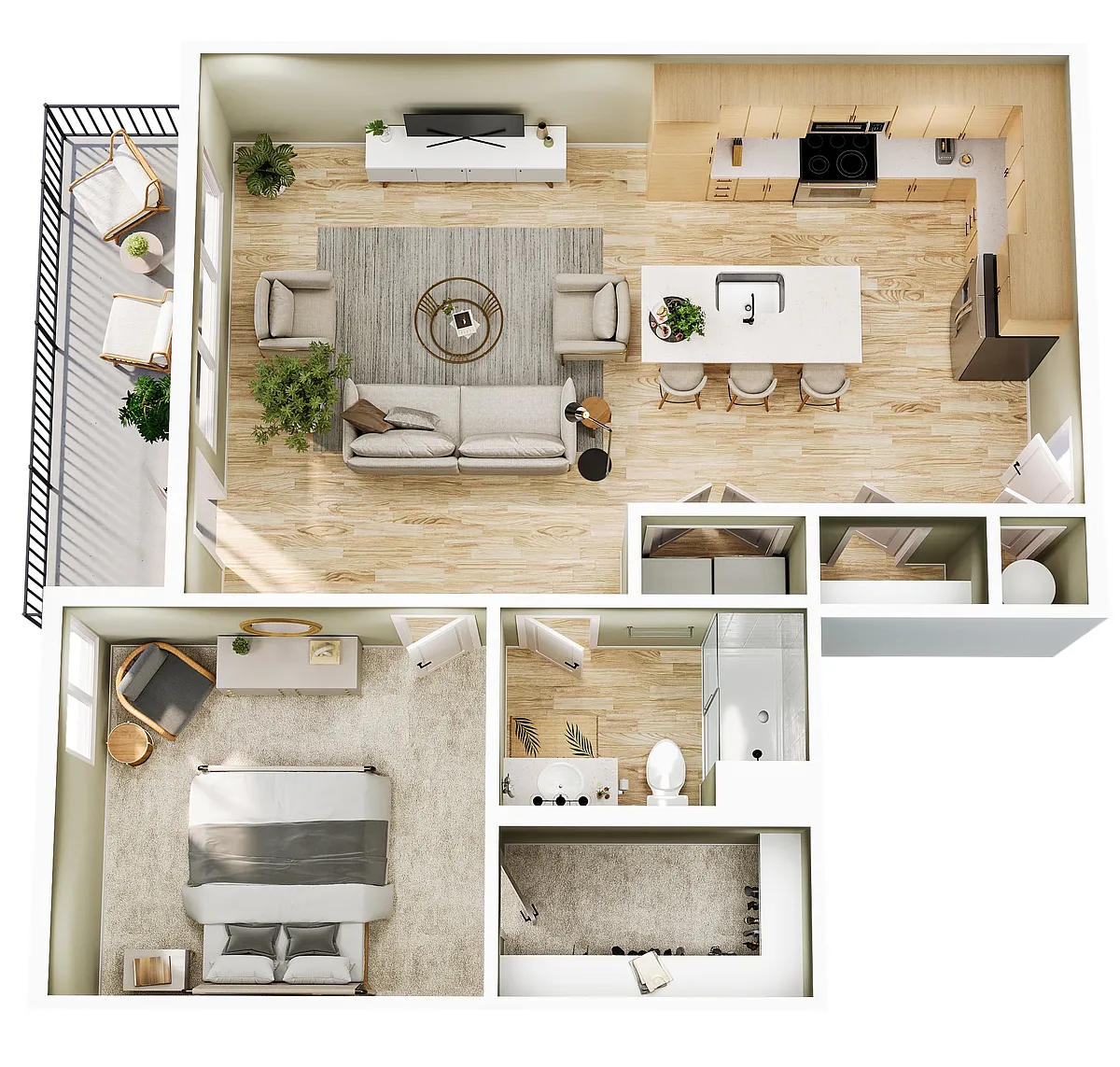 Floor plan A1C