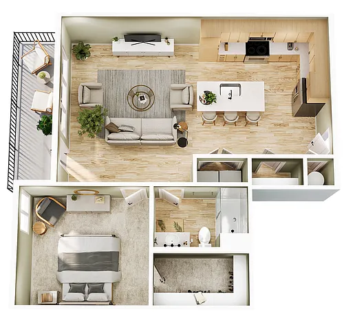 Floor plan A1C