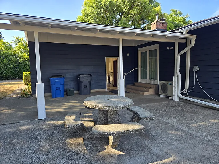 Back covered patio