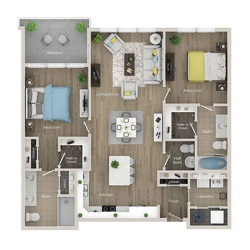 Floor plan Ewing Renovated