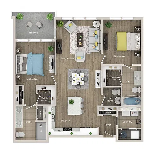 Floor plan Ewing Renovated