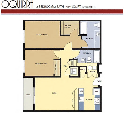 Floor plan Oquirrh
