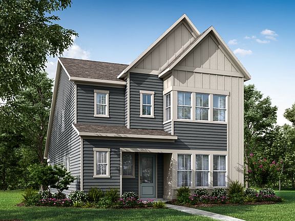 Mayes Hall Plan 1- Exterior Rendering- Elevation B