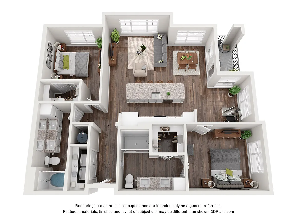 Floor plan B3
