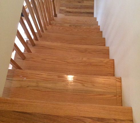 New stairway. 