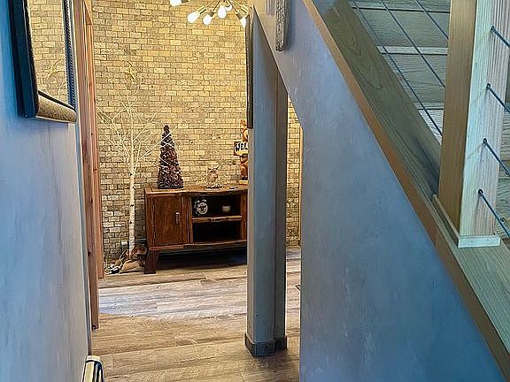Tile flooring throughout