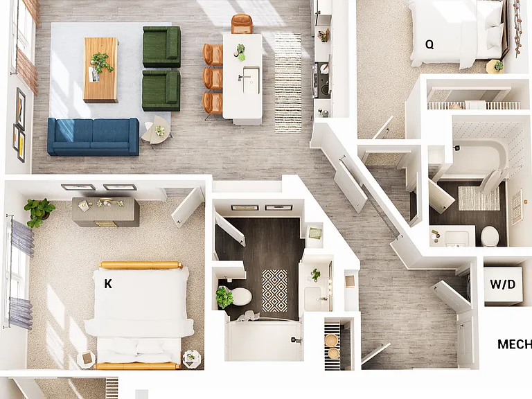 B2B floor plan Broadstone SoBro