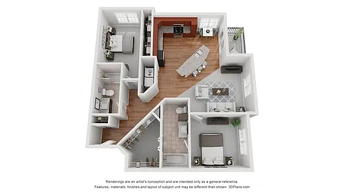 Floor plan The Oakley
