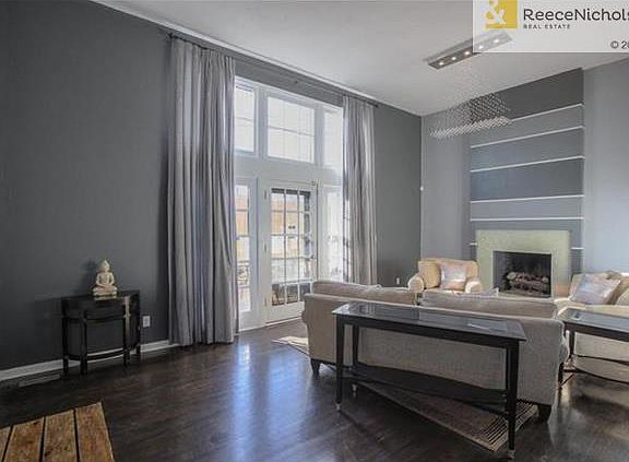 Walk in from the entryway to this awesome living space