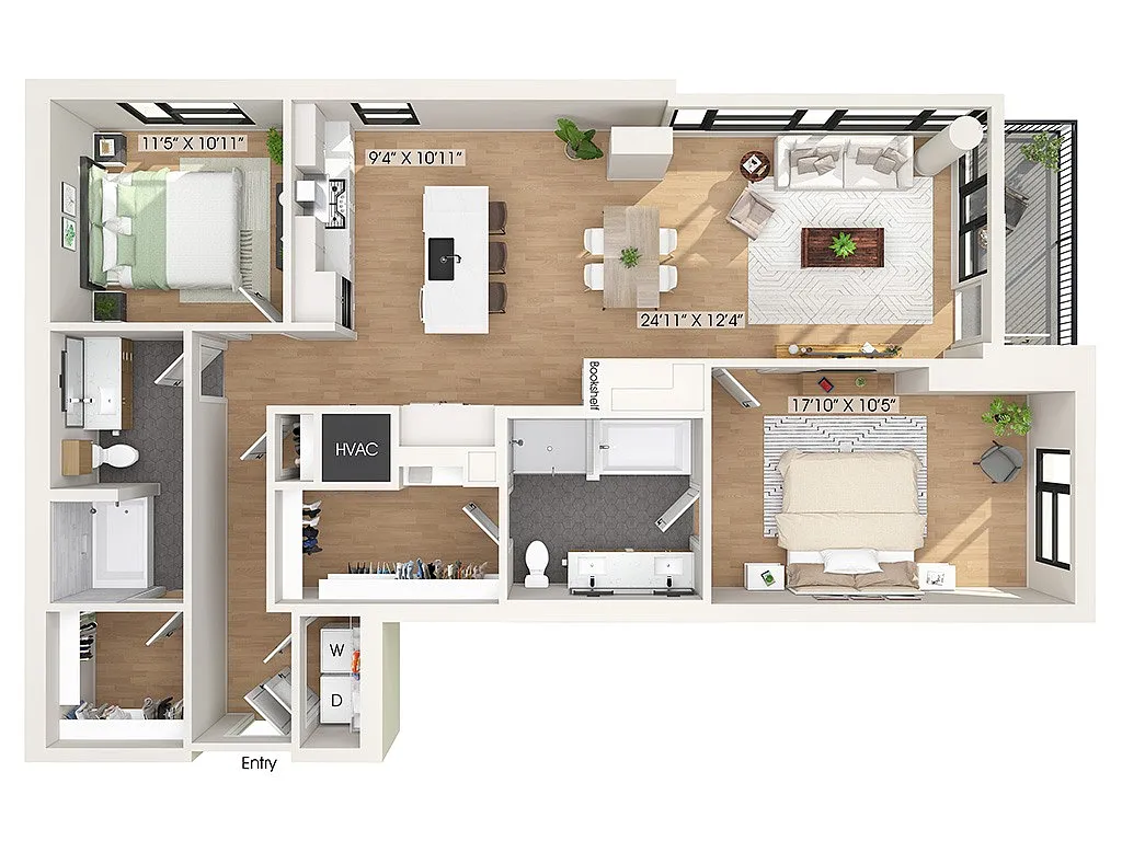 Floor plan B7