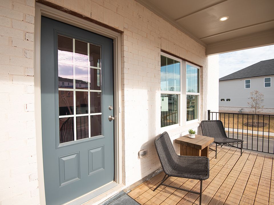 A covered entrance you can indulge in on summer nights or fall mornings.