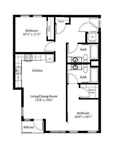 Floor plan B6