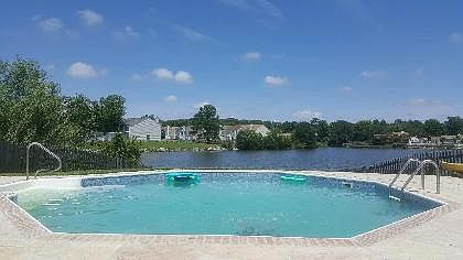 Inground pool with a view