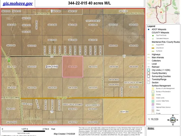344-22-015 Mountain Meadows, Kingman, AZ 86409