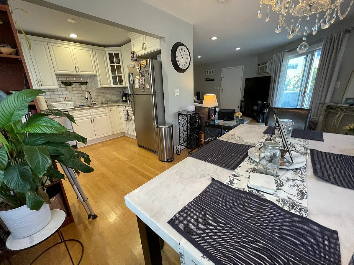 Dining Room Looking Into Kitchen & Living Room - 10A Orleans St #203