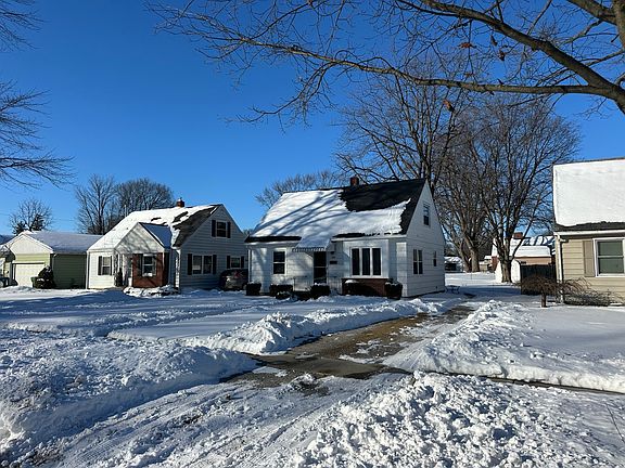 front yard from street sunny February day