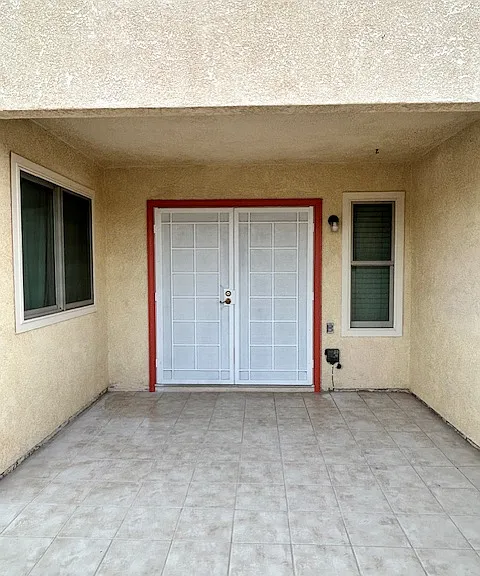 Back patio door