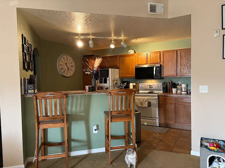 kitchen from living room