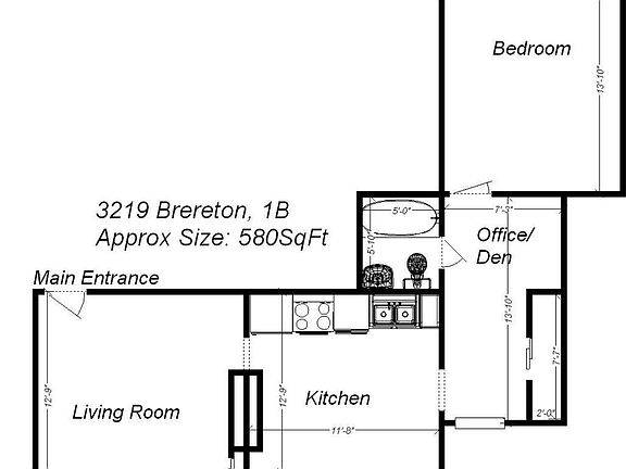 2nd image of 3217-3223 Brereton St #B1