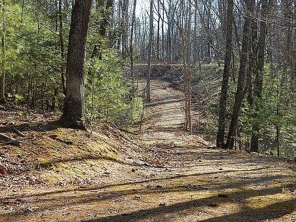 End of driveway looking back
