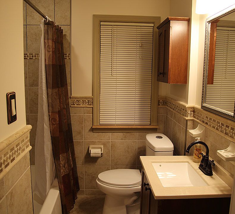 newly re-modeled bath
