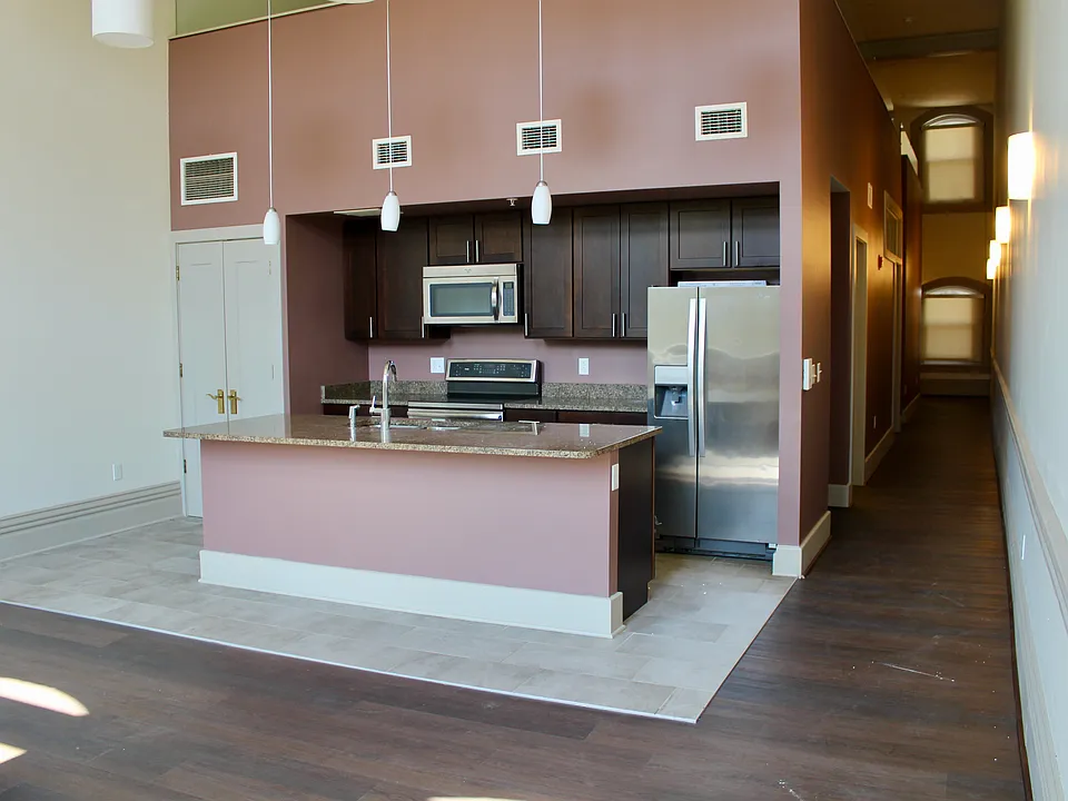 View of kitchen and hallway