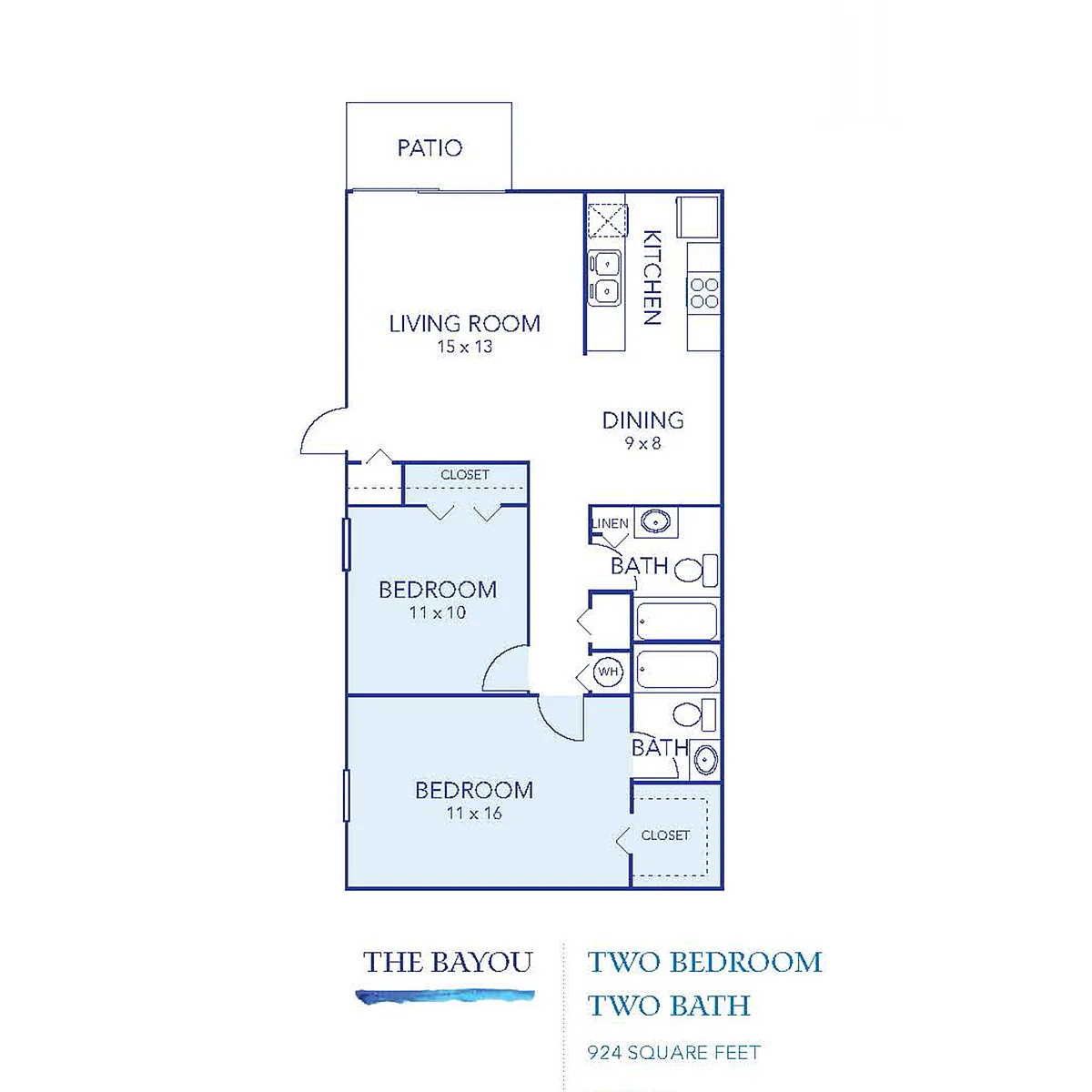 Floor plan The Bayou
