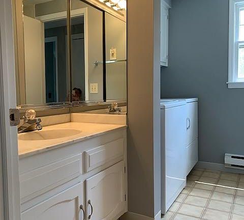 Main Bathroom and Laundry Room