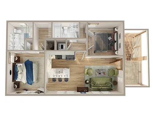 Floor plan Grace - (B1)