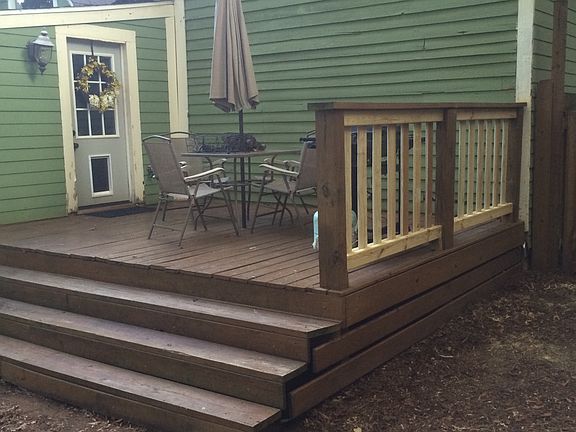 Back porch area