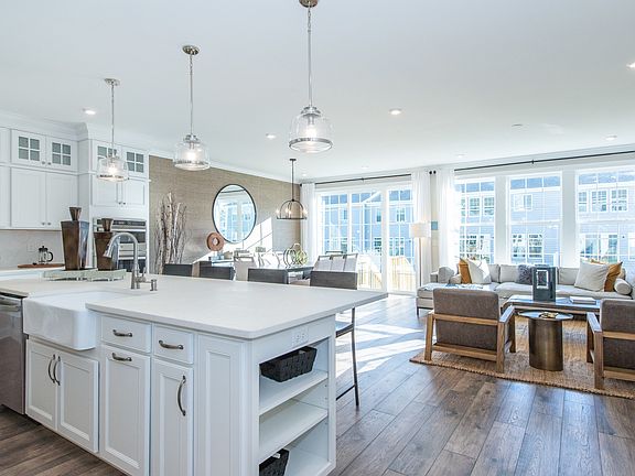 Island overlooking great room
