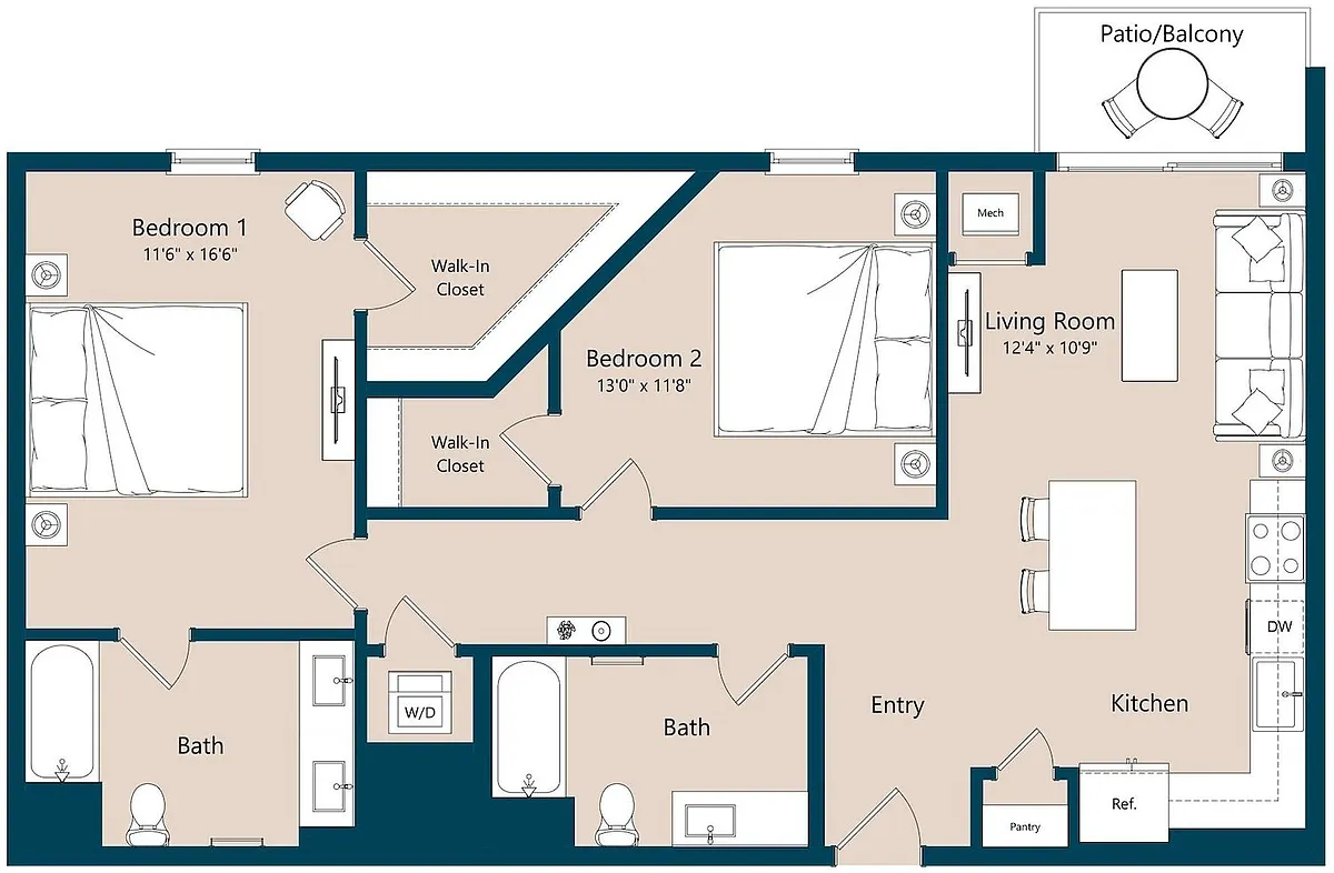 Floor plan B4