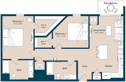 Floor plan B4