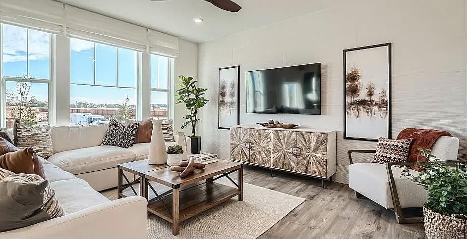 Living Room: Illustrative Photo from Model Home