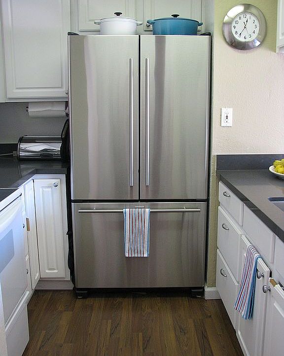 Stainless fridge