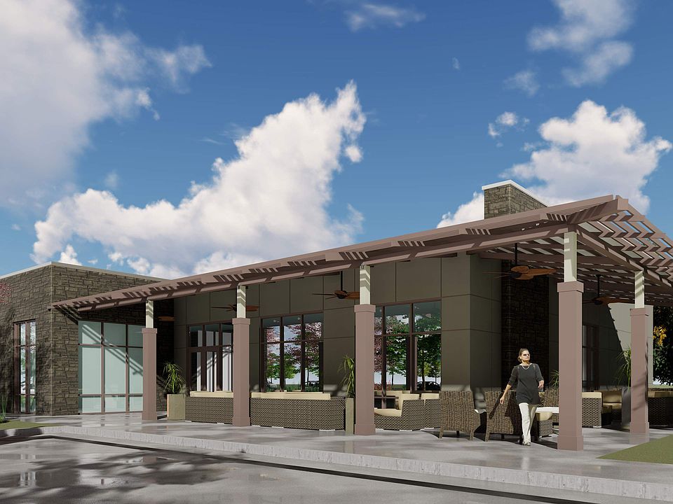 Amenity Building outdoor Lounge